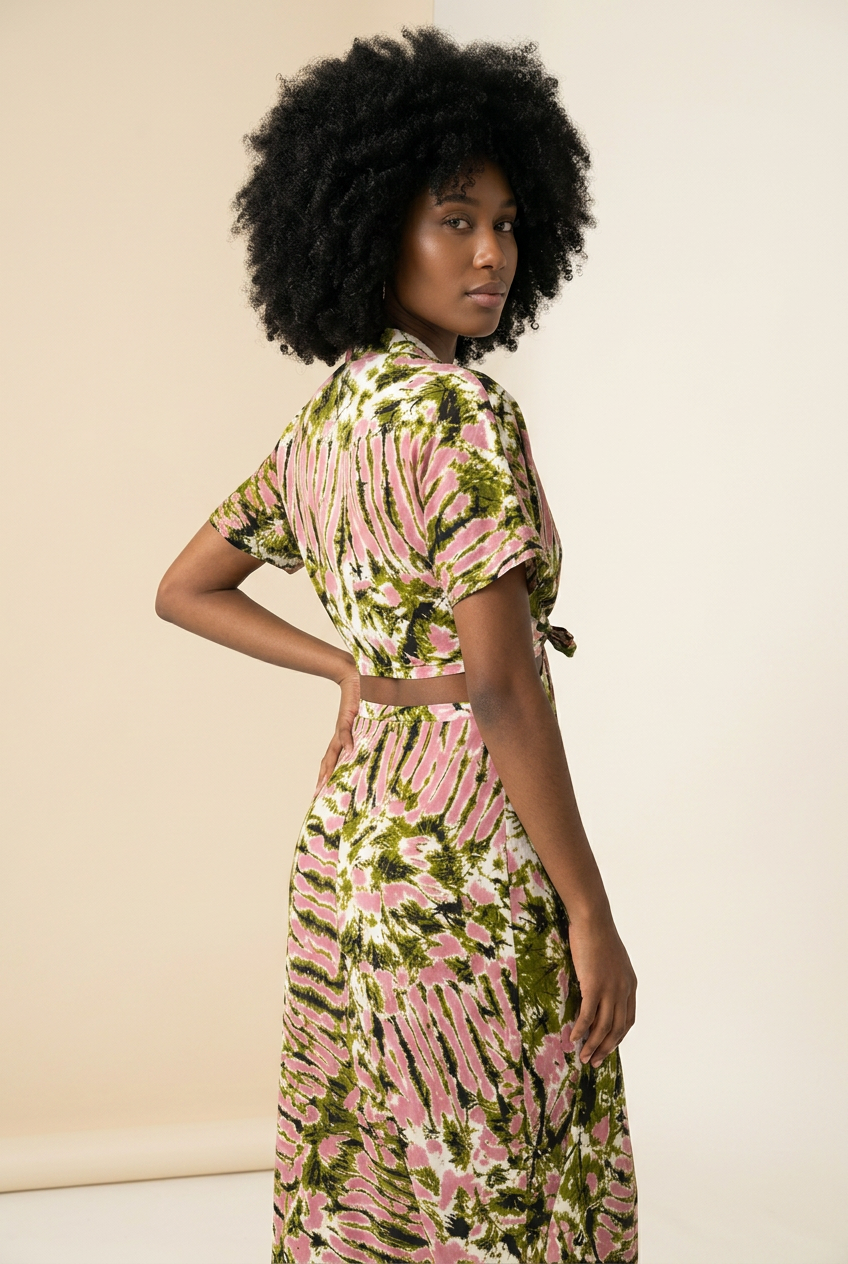 Dawet matcha fall back dress