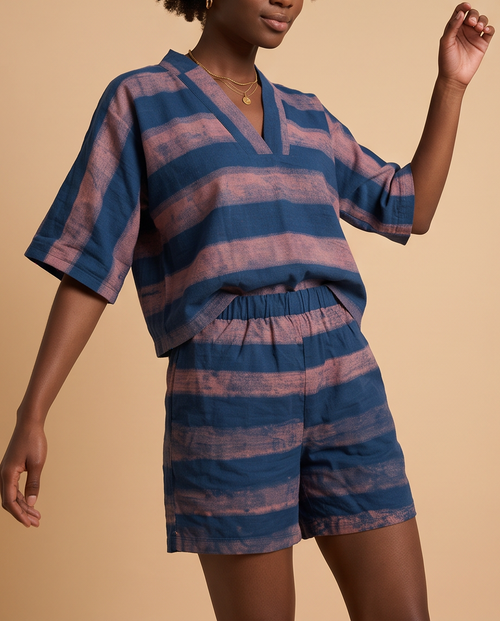 Bold stripe 2 piece