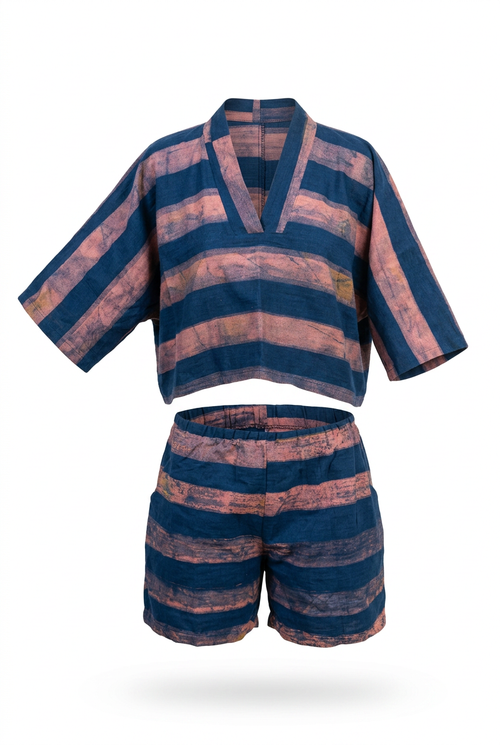 Bold stripe 2 piece