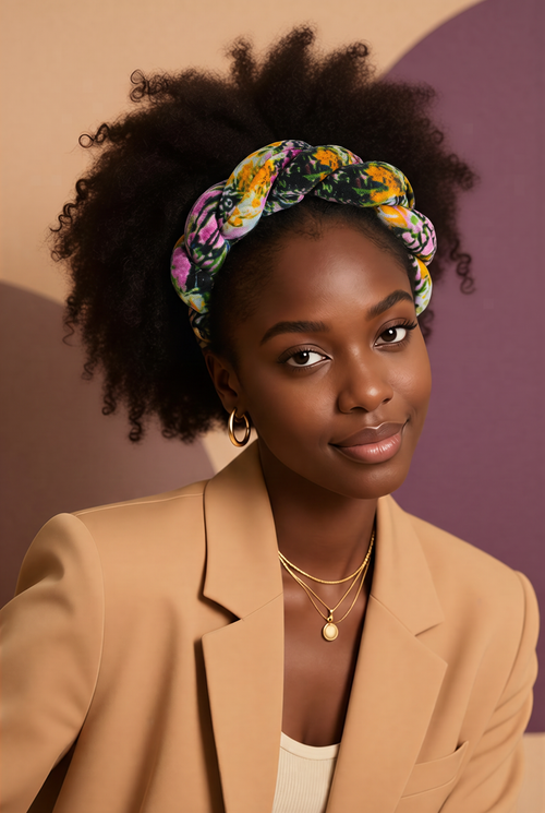 Chunky braided head band