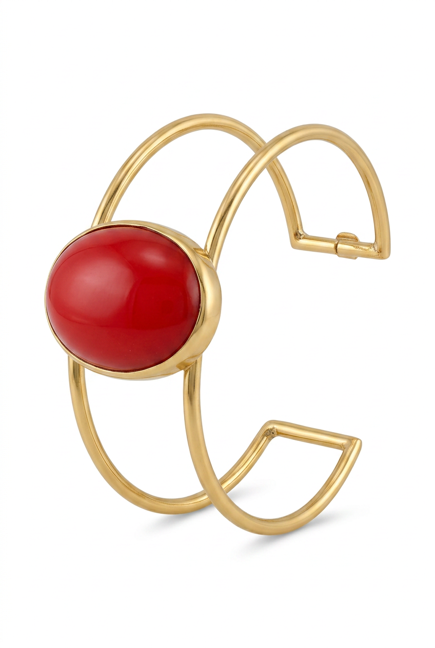 Bold bangle red