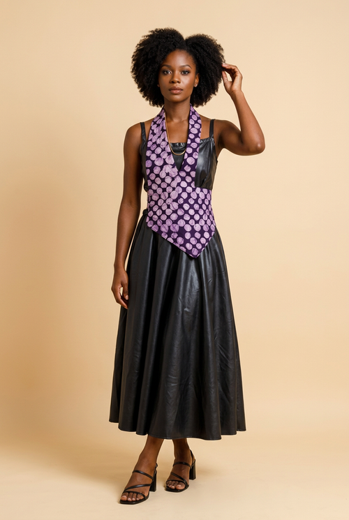 Dashiki detail accessoires purple
