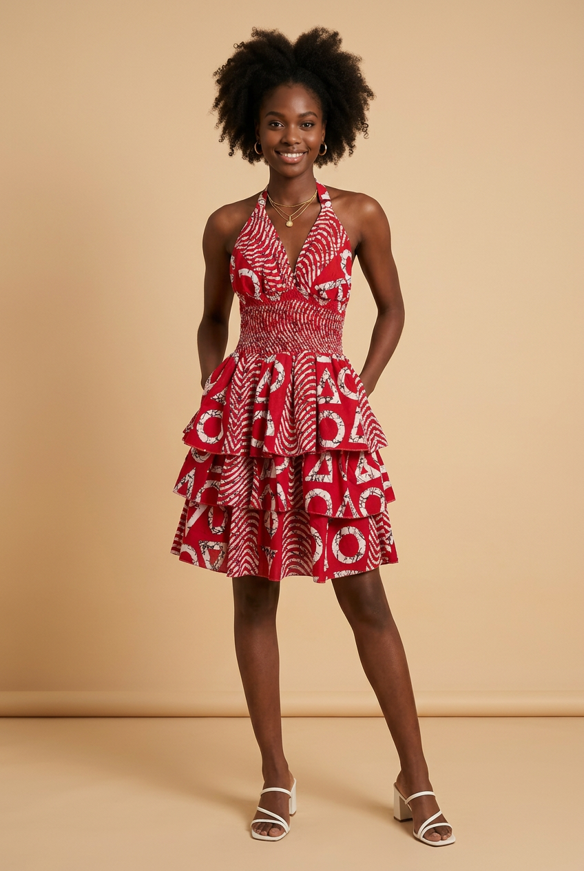 Layerd Halter dress