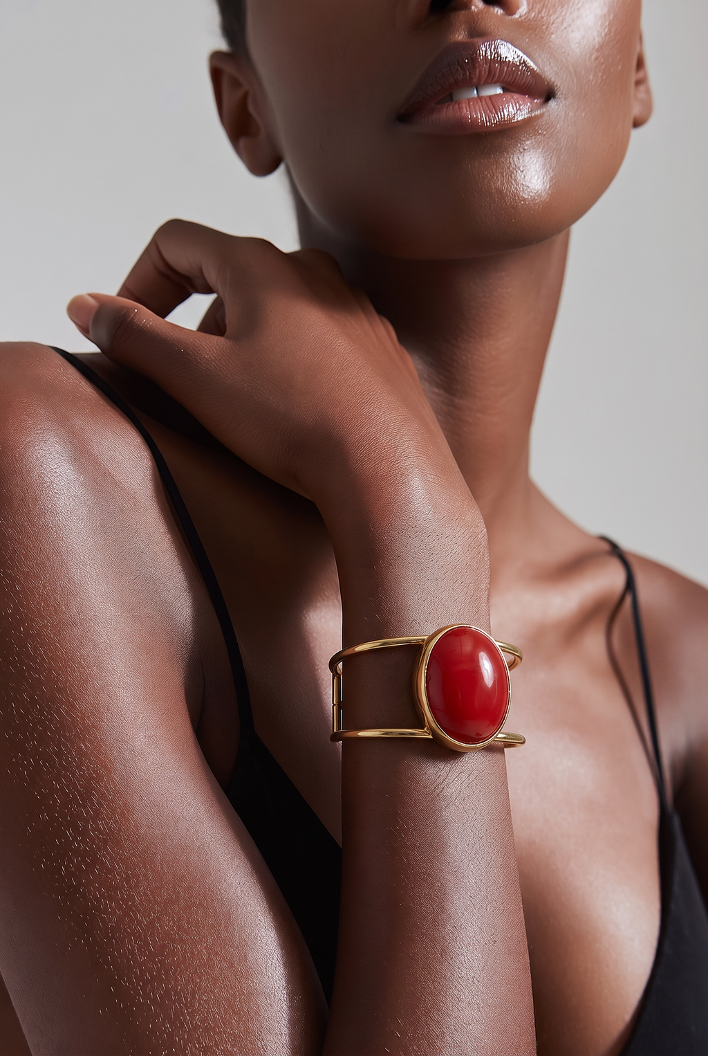 Bold bangle red